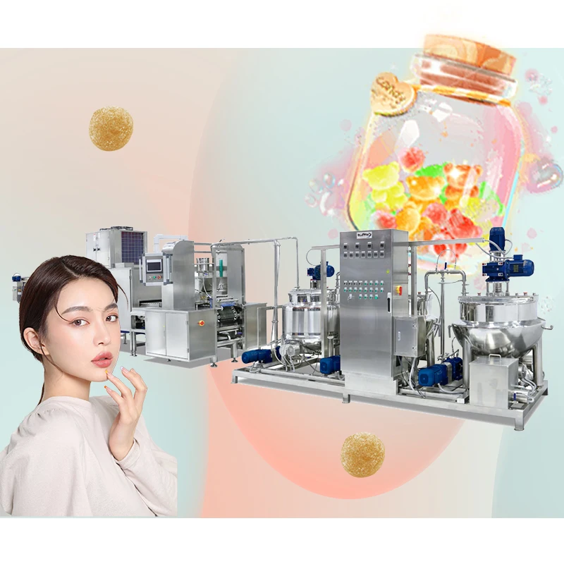 Full automatic gummy candy making machine apple cider vinegar gummies candy machine price in shanghai