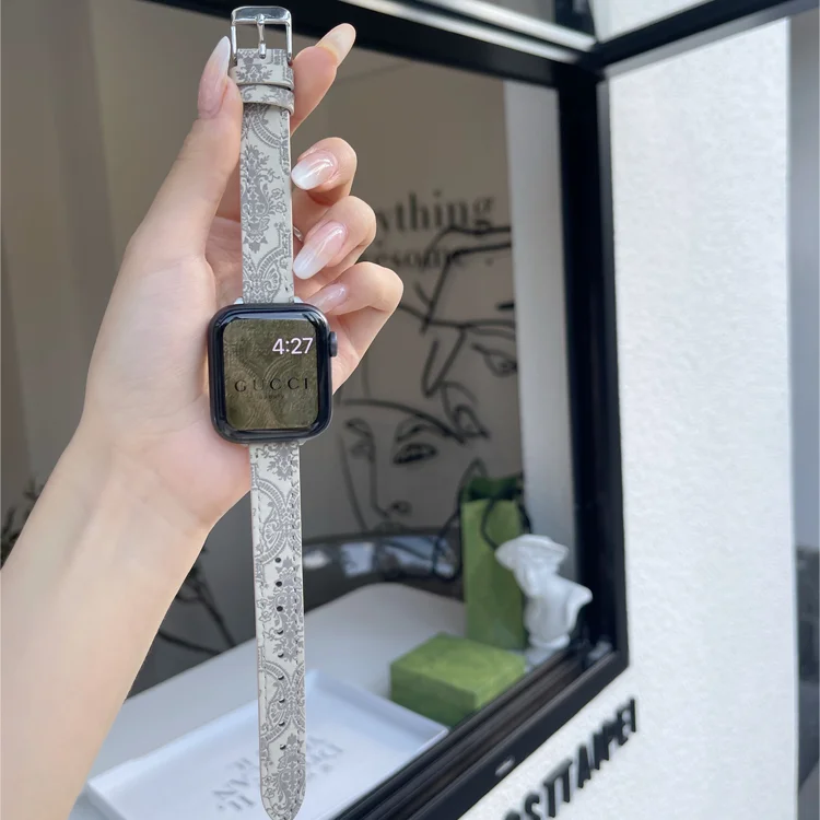 High-quality Multi-color Optional Genuine Leather Strap Suitable for Apple Watch 1/2/3/4/5/6/SE