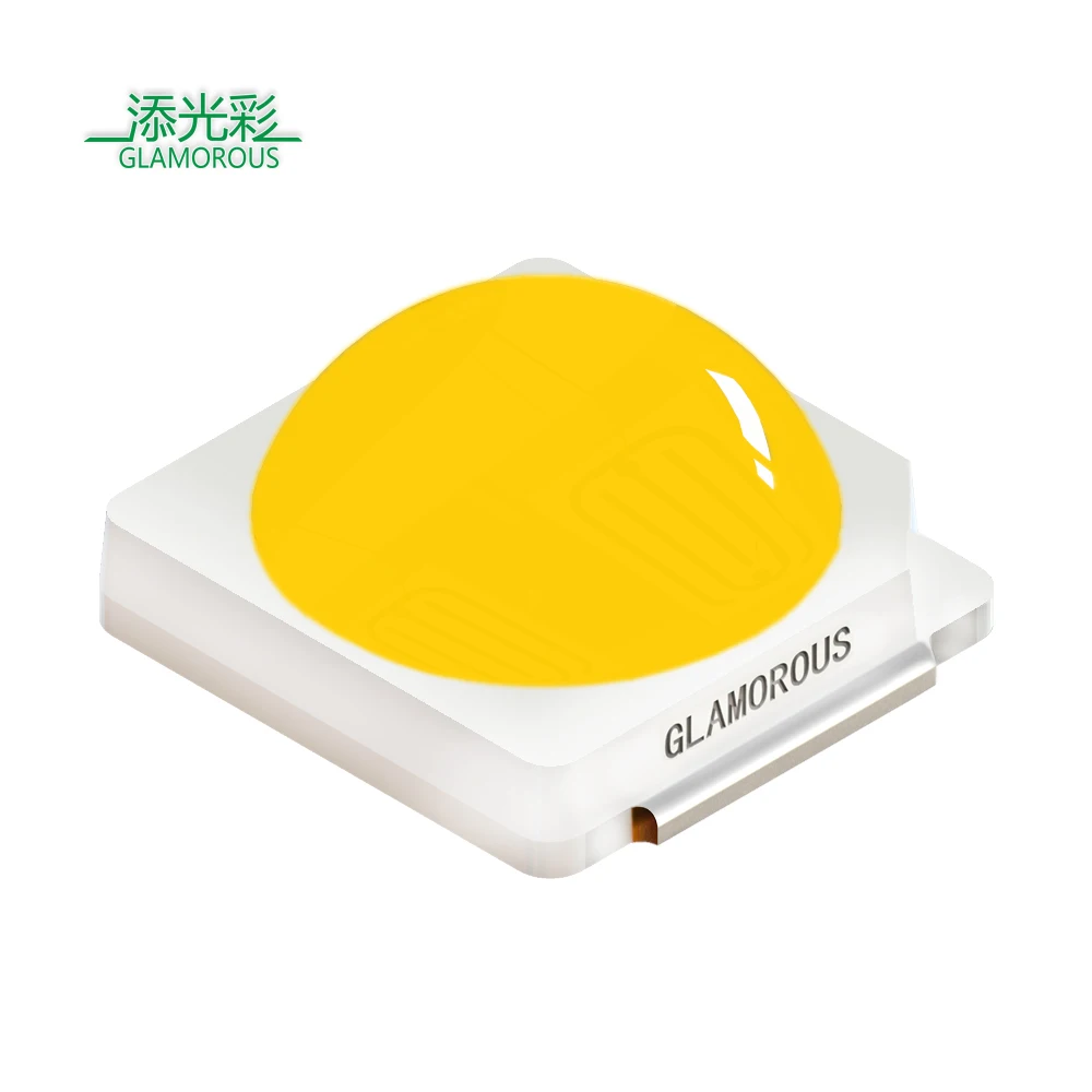 High quality Free Samples 3030 Lens LED Chip White Light  Warm White 3500-6500K 1W 3030 SMD LED With Lens Chip Factory Shipment