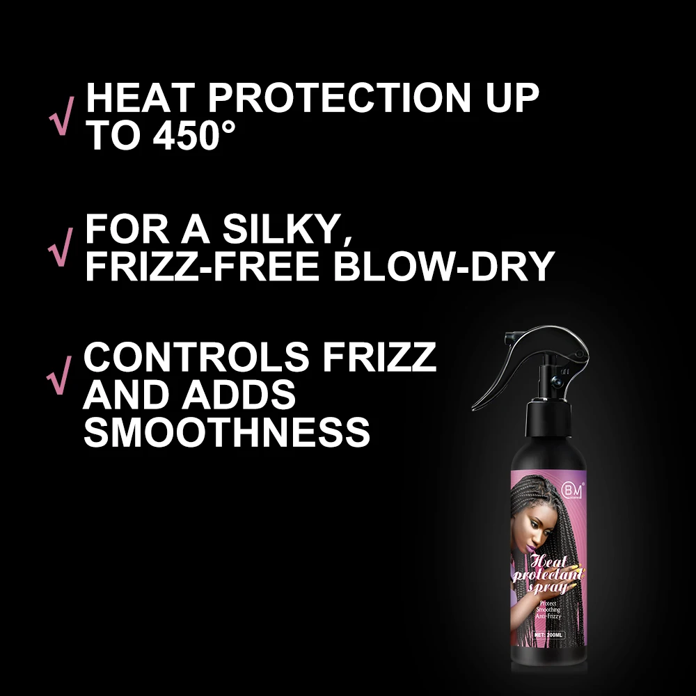 hot selling argan oil heat protection spray hair salon heat protectant finishing shine spray for hair custom