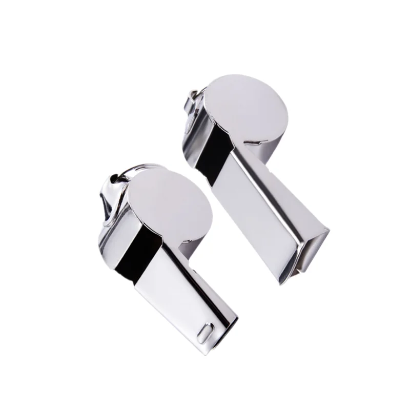 high quality stainless steel train whistle,soccer referee metal whistle, loud emergency survival whistles