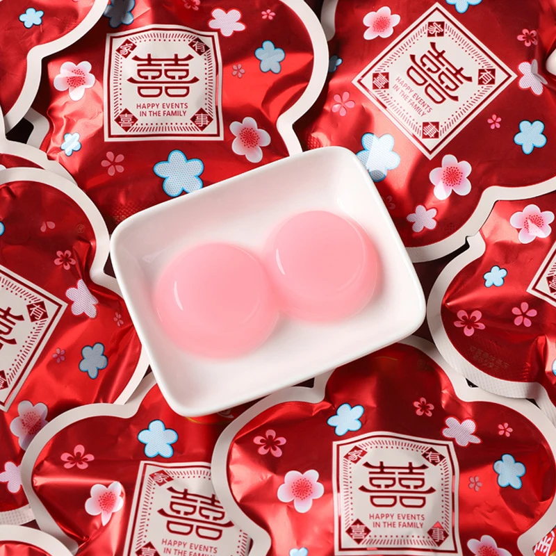 Оптовая продажа свадебные конфеты и праздничные Конжак желе со вкусом фруктов пудинг