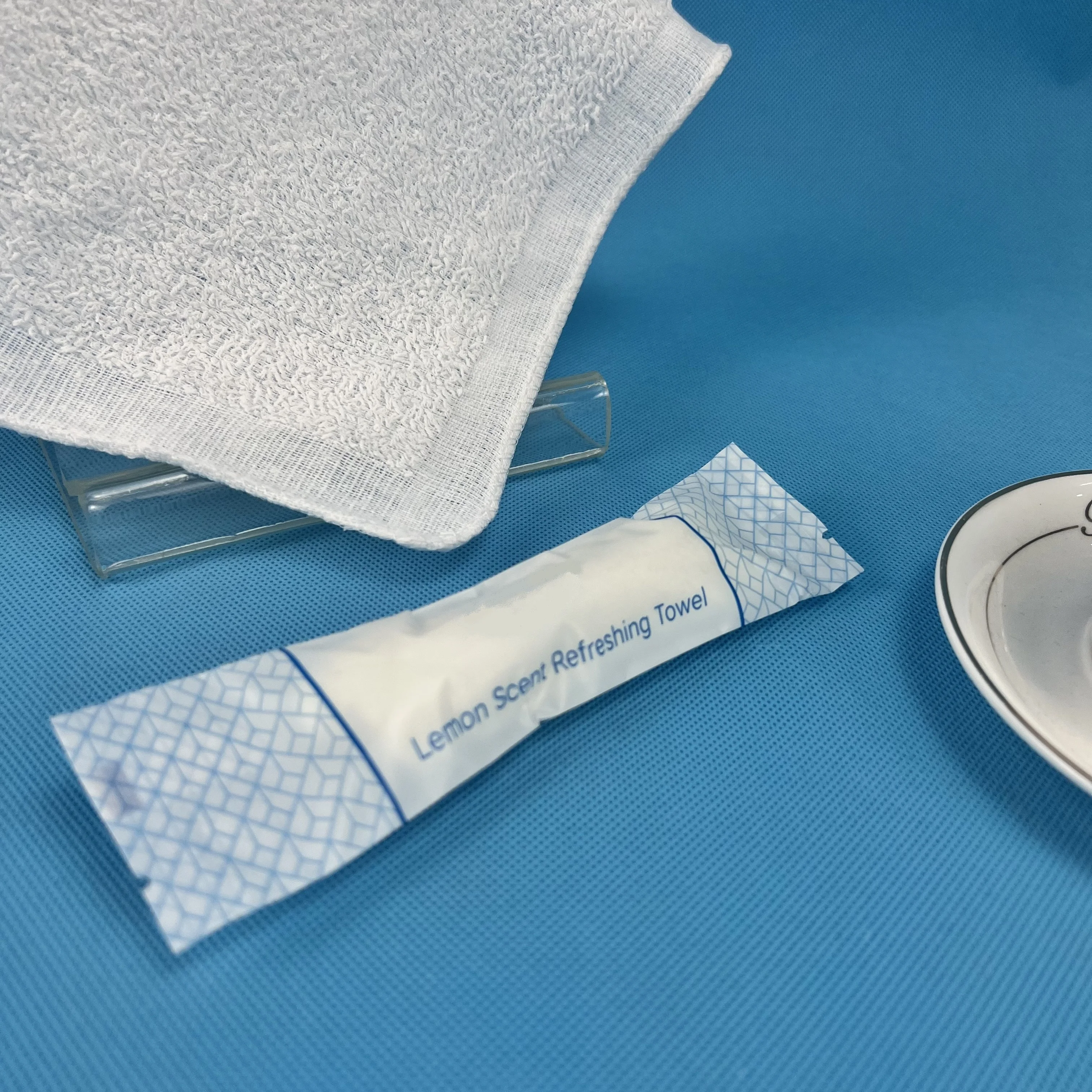 All kinds of materials individual  wet  oshibori refreshing towel