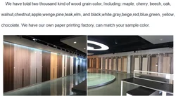 4x8 furniture grade embossed melamine laminated mdf board