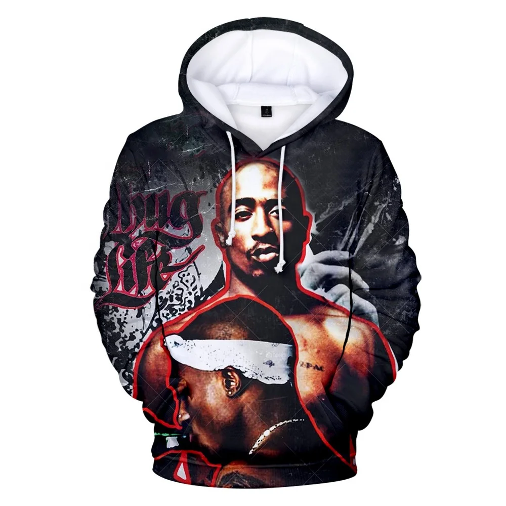New Designs Hot Sale Music Star Rapper Hoodie Wholesale Printed Stock Sweatshirt Hoodie Factory From China