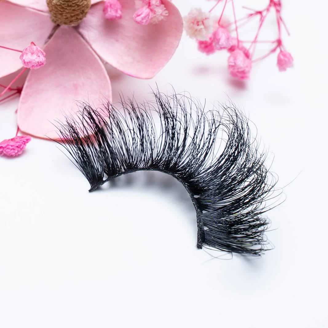 Hot Selling 3d 25mm Mink Eyelashes Private Label Eye Lashes 5d Mink Eyelashes with Private logo Packaging Box