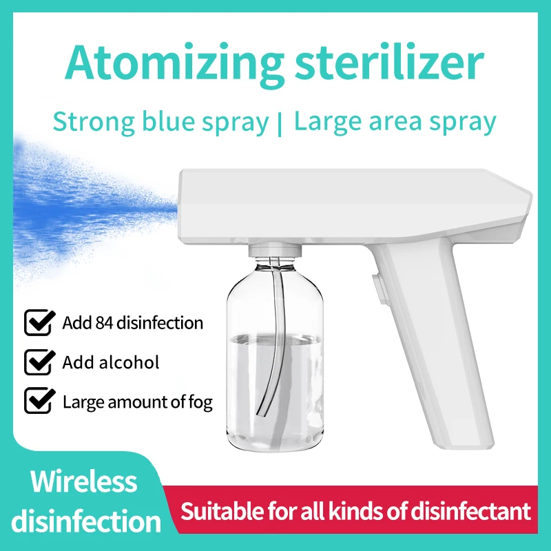 Ultrasonic Atomizer Fogger Spray Bottle Shenzhen Atomizer Nano Mist Sprayer For Sanitizing Cleaning