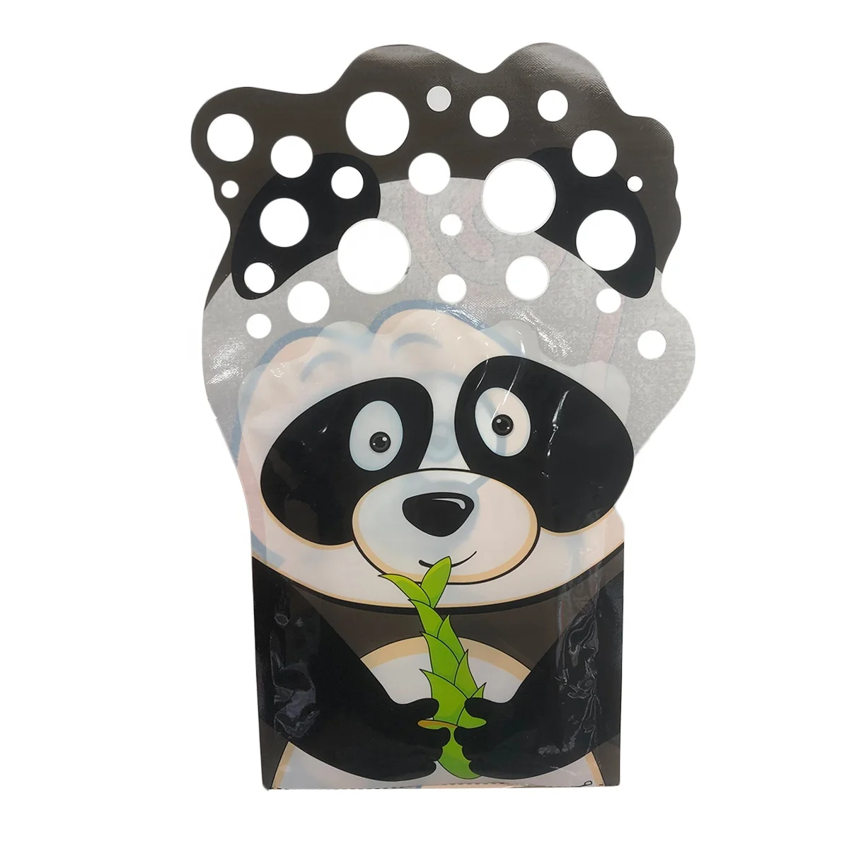 New Design Boot Shape Christmas Candy Bag Sweet Packing Pouch With Zipper Handle Santa Claus Candy Plastic Packaging Bag