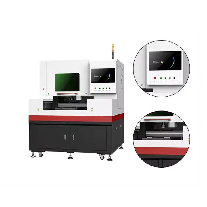 optical glass optical windows lens ultra fast high precision laser cutting and separating machine