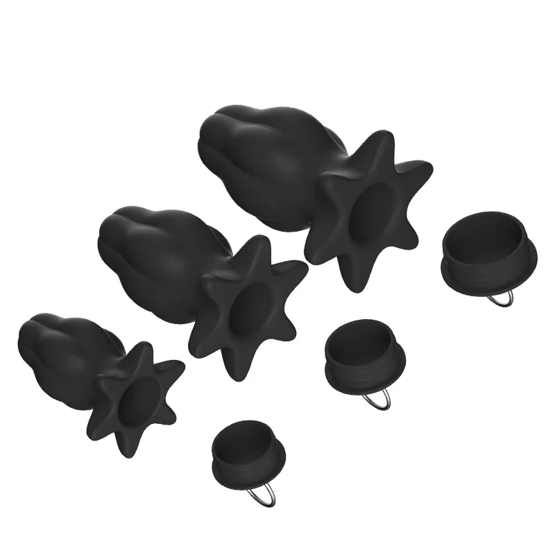 New Hollow Anal Plug Silicone Anal Dilator Soft Big Butt Plug SM Adult Sex Toy For Women