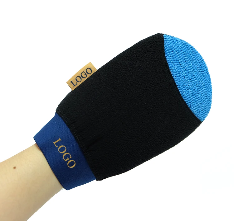 Multi-function mitts 3 in 1 self tanning applicator tan removal mitt dead skin exfoliating mitt