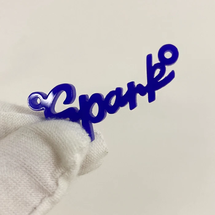 Custom Decorative Cabinet Laser Cut Exquisite Acrylic Pendant Necklace Perspex Name Pendants For Boutique