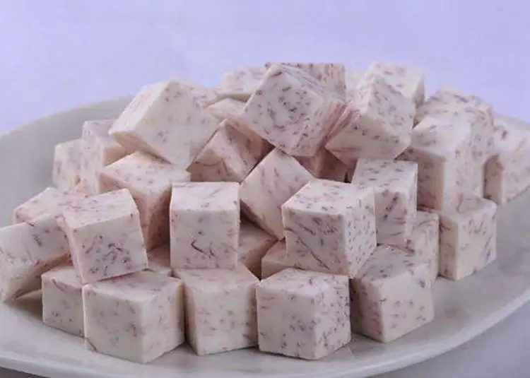 IQF Taro Diced Taro Strip Frozen Vegetables