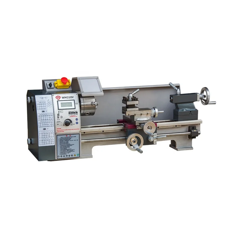 8 x 16 Inch 750W Precision Mini Metal Lathe 2500 RPM Micro Milling Bench Top WM210V