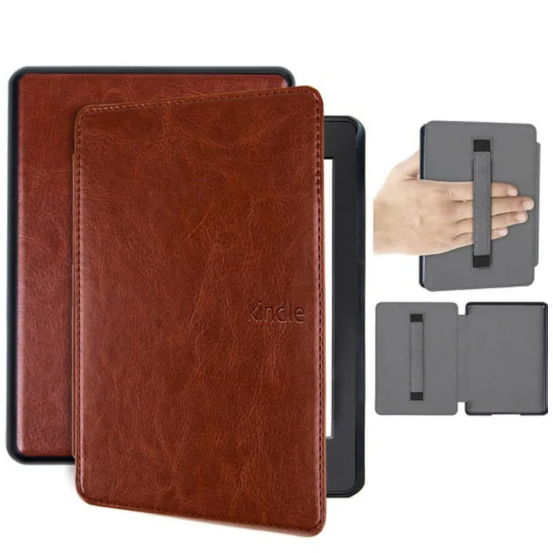 Кожаный чехол для Amazon Kindle Paperwhite 4 Paperwhite4 (2018) модель PQ94WIF откидная крышка для электронной книги с держателем