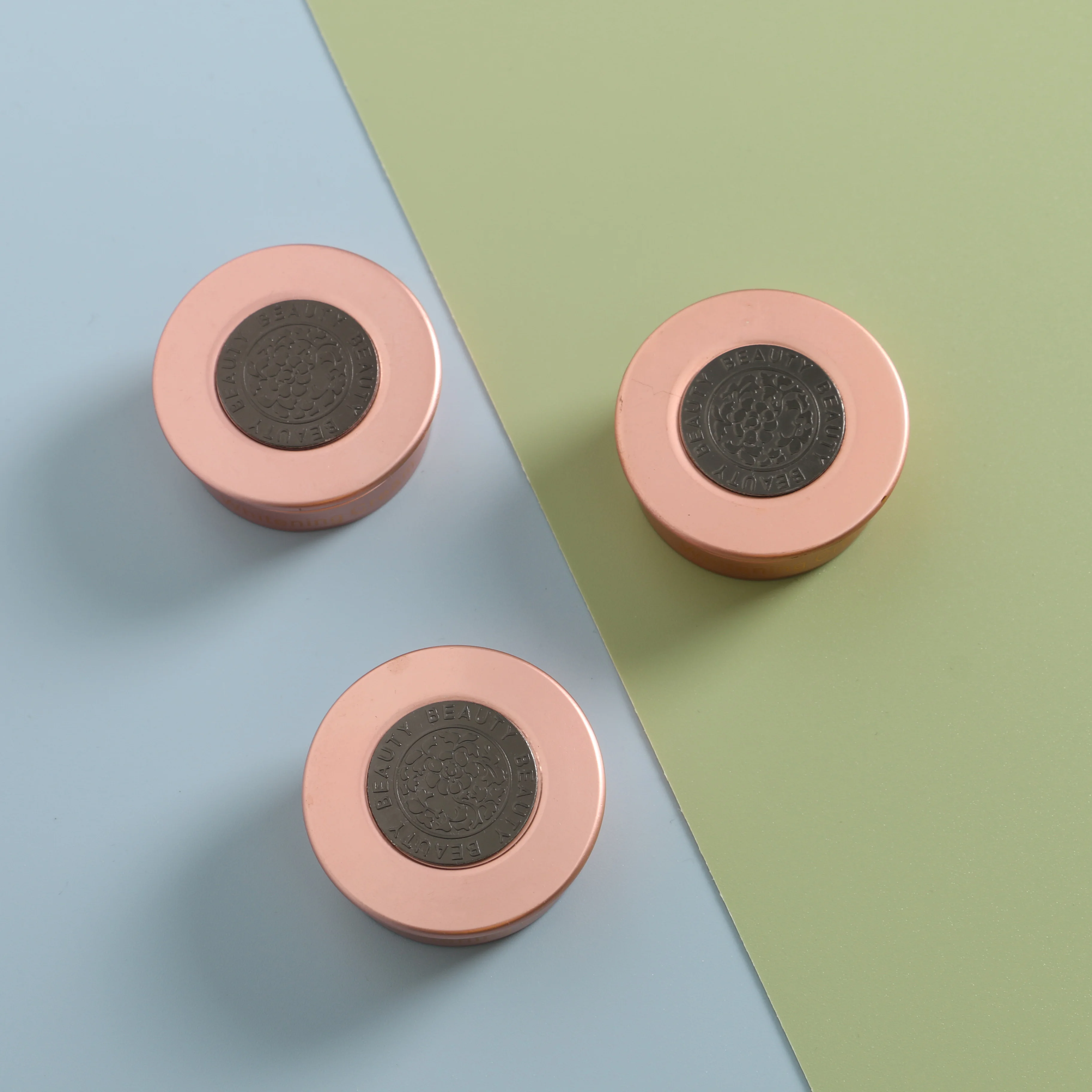 Eco Friendly Electrode Oxidation Eyeliner Container Aluminum Cap Gold Smooth