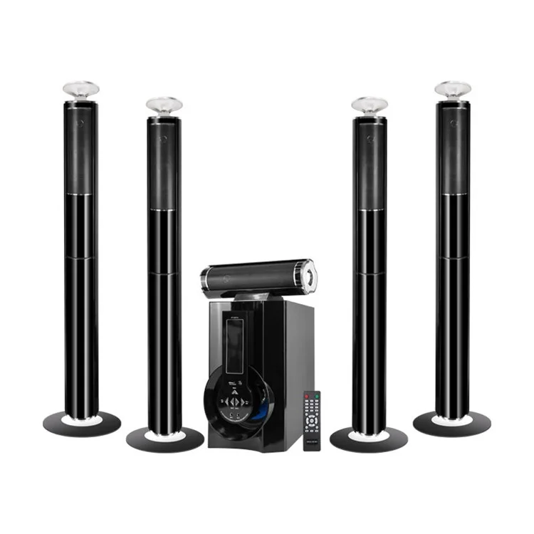 Hot sale 5.1 surround sound woofer speaker hifi music home theater system with usb sd card fm radio