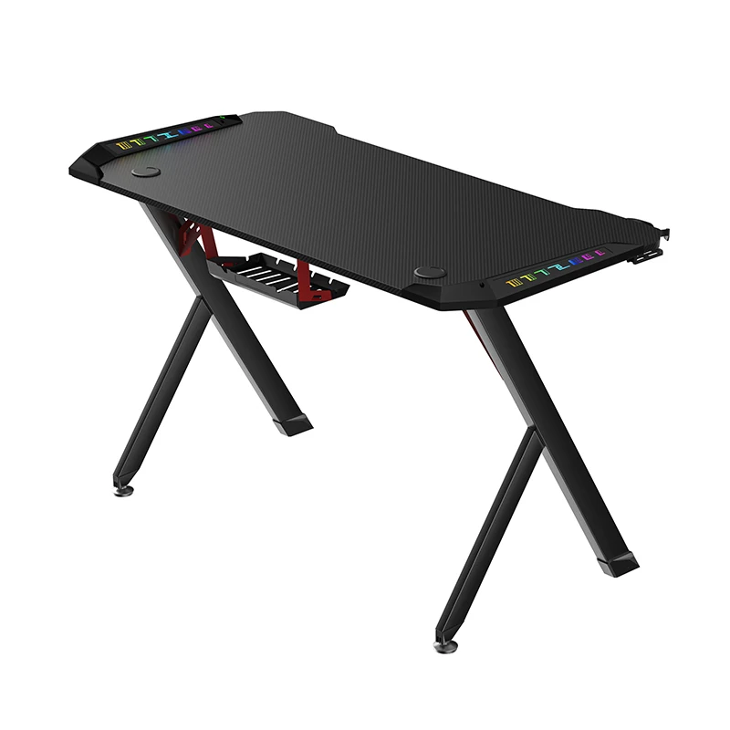 new design  gaming computer desk QIANBEI computer gaming furniture desk table home large corner studio computer desk