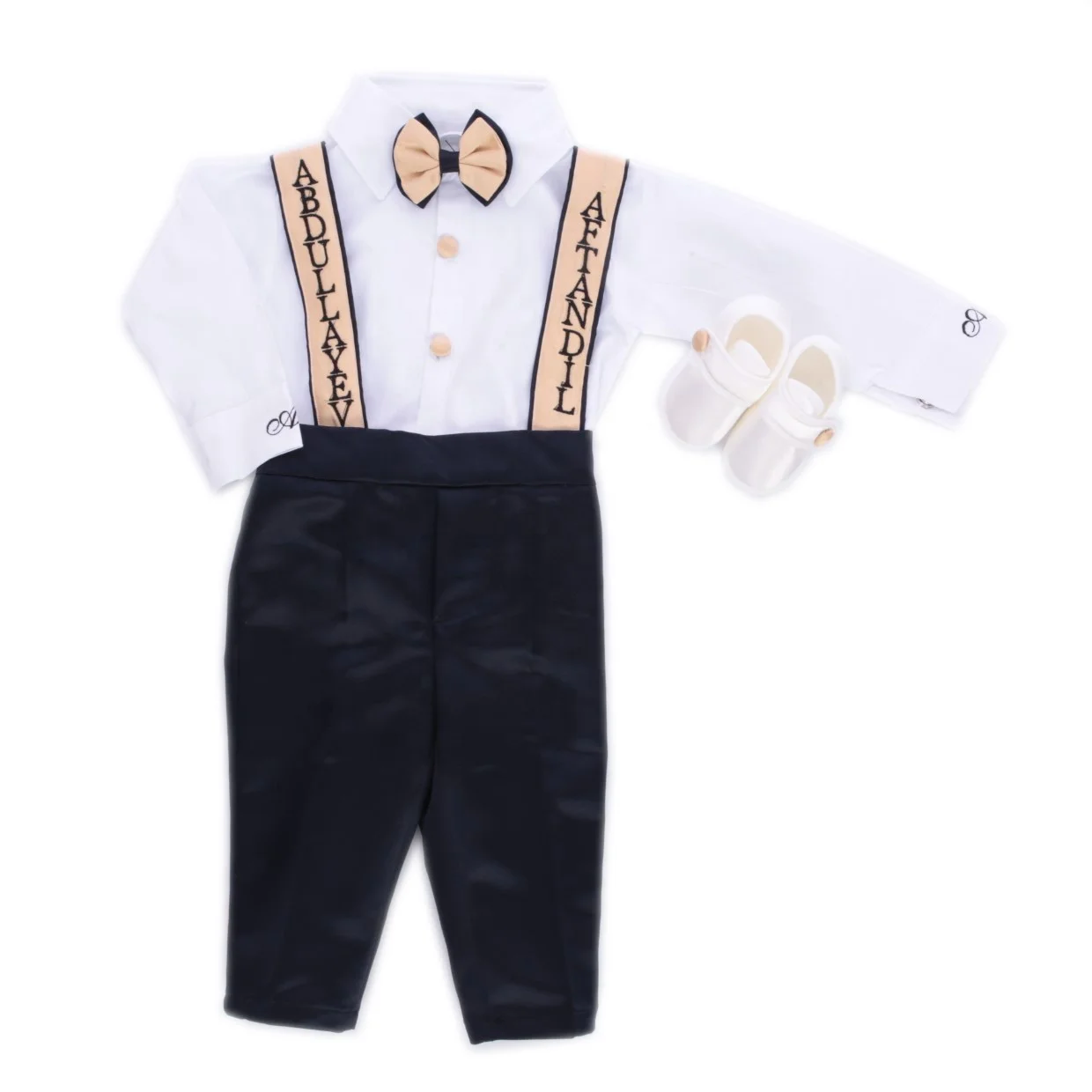 Birthday 1 Years Clothes Wholesale Custom High Quality Luxury Modern Wedding Baby Boy Suit Party Vest And Pants Kids Clothing