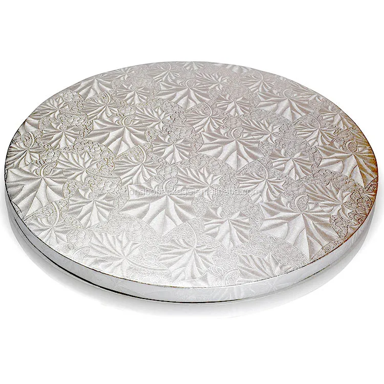 Round Cake Boards Non-Stick Mousse Paper Circle Base Cardboard Paper Mousse Cupcake For Cake Tray Pad