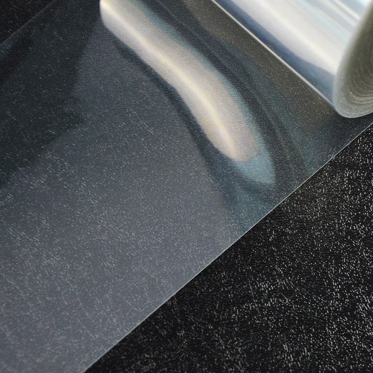 Plastic Rigid Offset Printing Clear PET Film Roll for sale