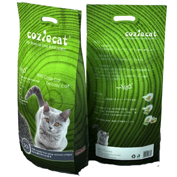 Factory Supply 100% Natural Wild Forest Pine Wood Cat Litter Cat Sand Clean Supplies