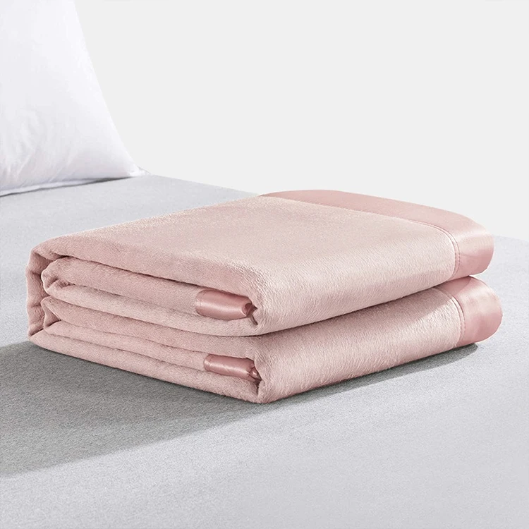 Factory wholesale custom logo 80% silk 20% cotton travel throw blanket luxury 100% pure mulberry silk blanket