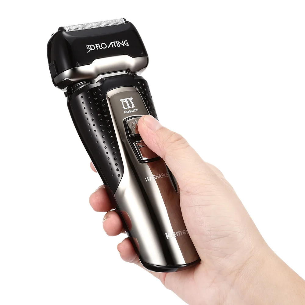 
Amazon Hot Sell Rechargeable Reciprocating Magnetic Motor Drive Back Hair Shaver Men Shaver Skull Shavers 