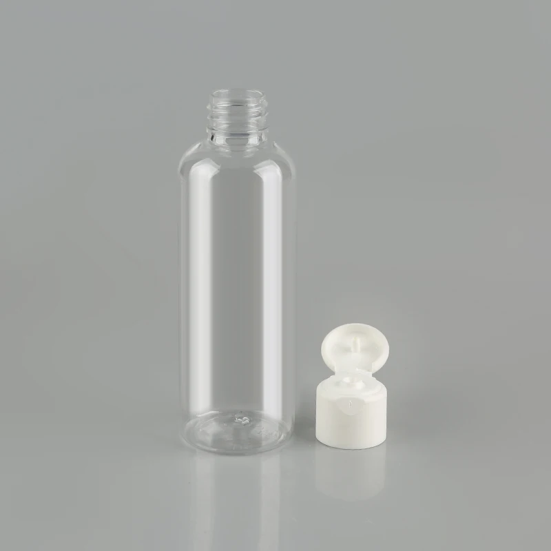 Cheap price 100ml plastic cosmetic bottle with plastic cap