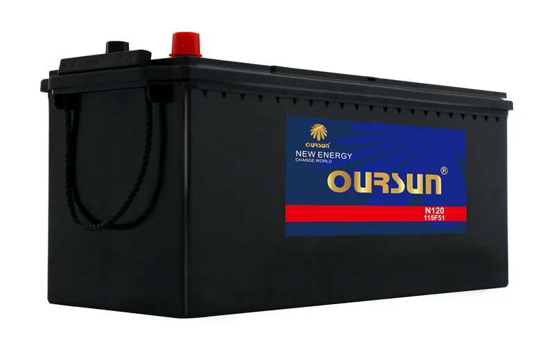 Factory bulk customized truck battery 12V 120AH OEM for car starting power
