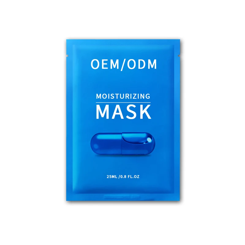 Private Label Korea Transparent Sheet Mask Face Hydrating and Organic Vitamin C and Collagen Whitening Sheet Facial Mask