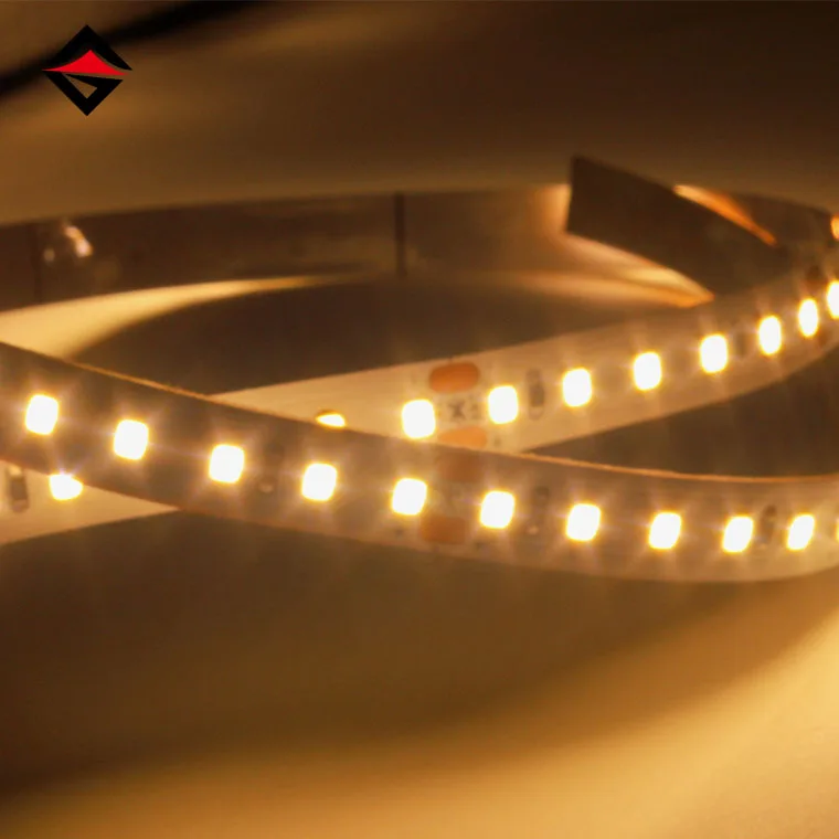 Hot selling 24v smd 2835 led strip light 120led 3000K warm  white color 10mm wide for Home or Commercial lighting