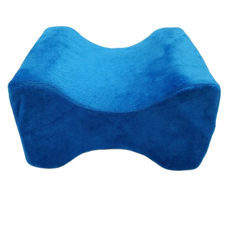 Healthy Side Sleeper Memory Foam Filling Comfort Contour Orthopedic Knee Pillow Leg Rest Pillow