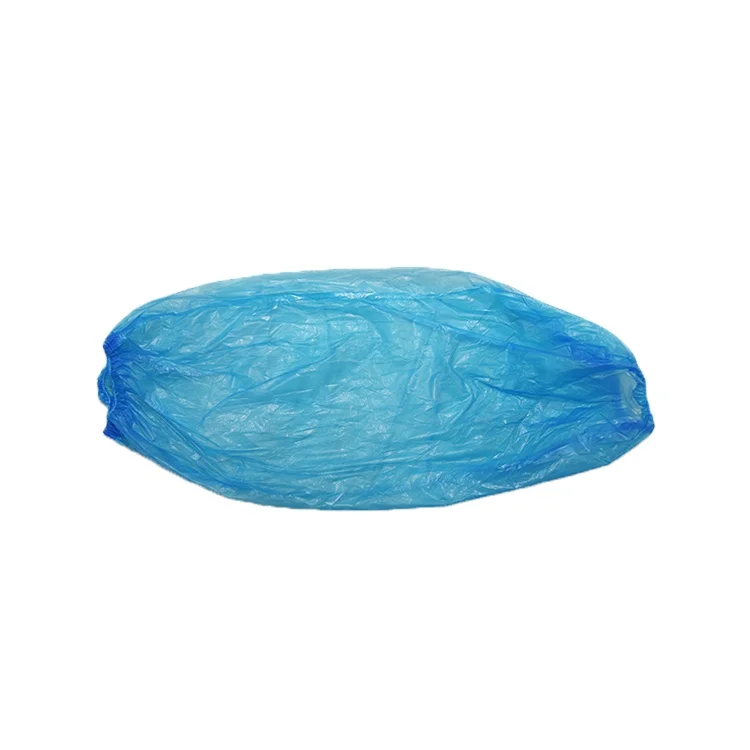 Machine Made Disposable Waterproof Protective LDPE Sleeve Cover Blue