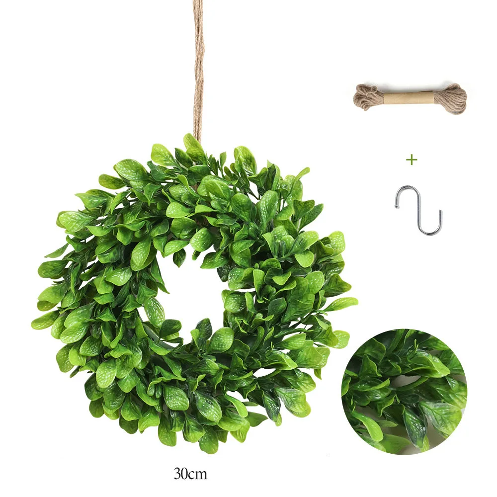 Silk Flower Wedding Garland Artificial Plant Cabbage Leaves Artificial Wreath