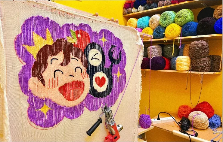 Milk Cotton 400g Wool Acrylic 8-Layer Conical Tufting Gun Carpet 1kg Bulk Crochet Yarn 100g DIY Tufting Carpet 3-5 Layers Dyed