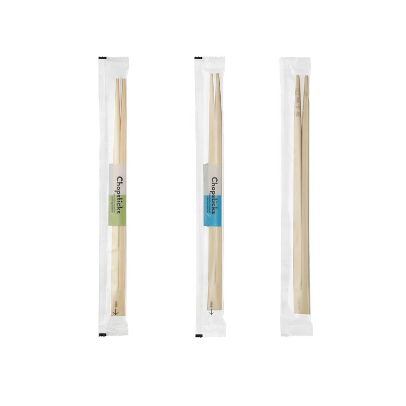 Individual Packed chopstick disposable bamboo Chinese branded chopsticks