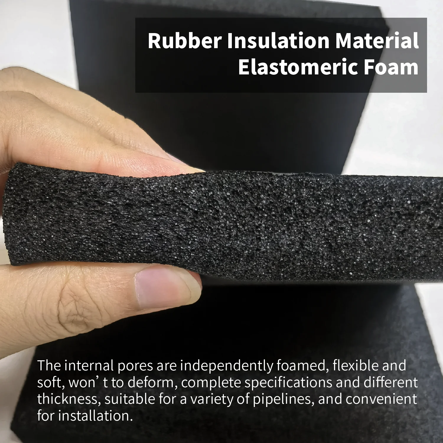 Bellsafe Rubber Foam Closed Cell Elastomeric Insulation Material Rubber Insulation Tubes With Aluminum Foil