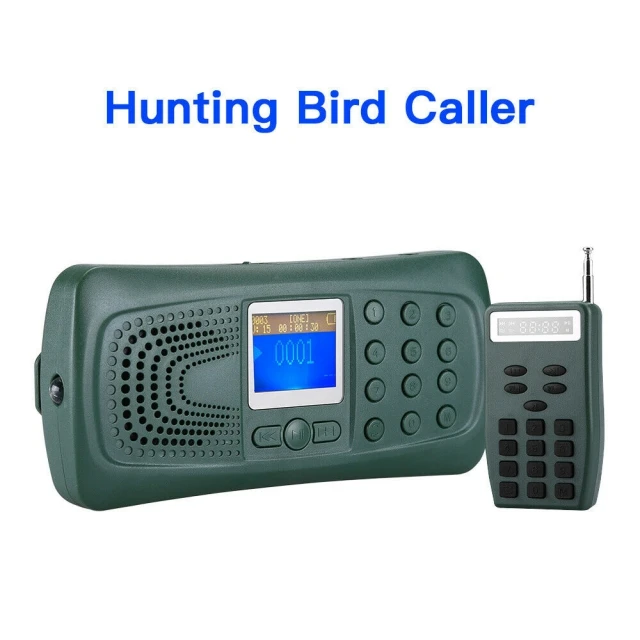 2024 Hunting Duck Bird Caller CP387B Outdoor Device Mp3 Player Built in Battery with 110 Birds Sounds  Wireless Remote Control