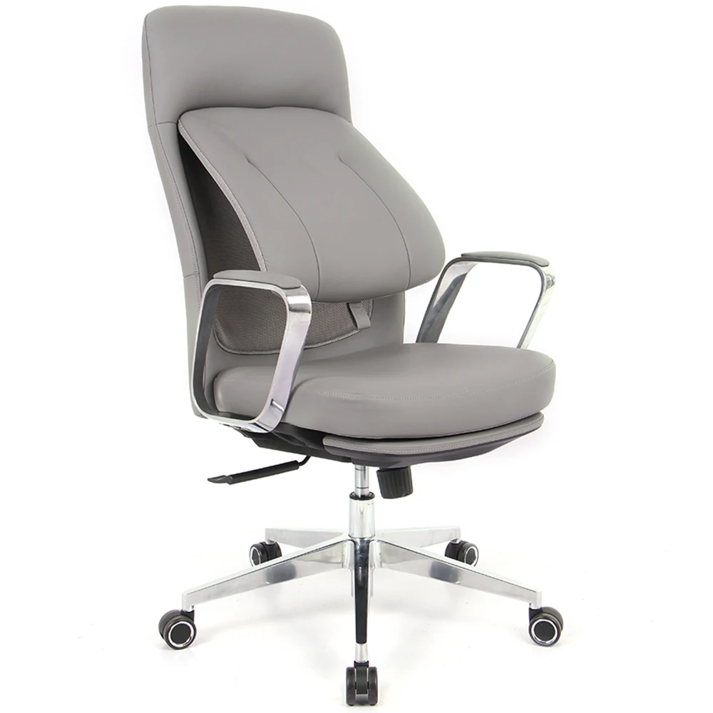 HENGLIN office waiting room chairs genuine leather office chair revolving chair office small