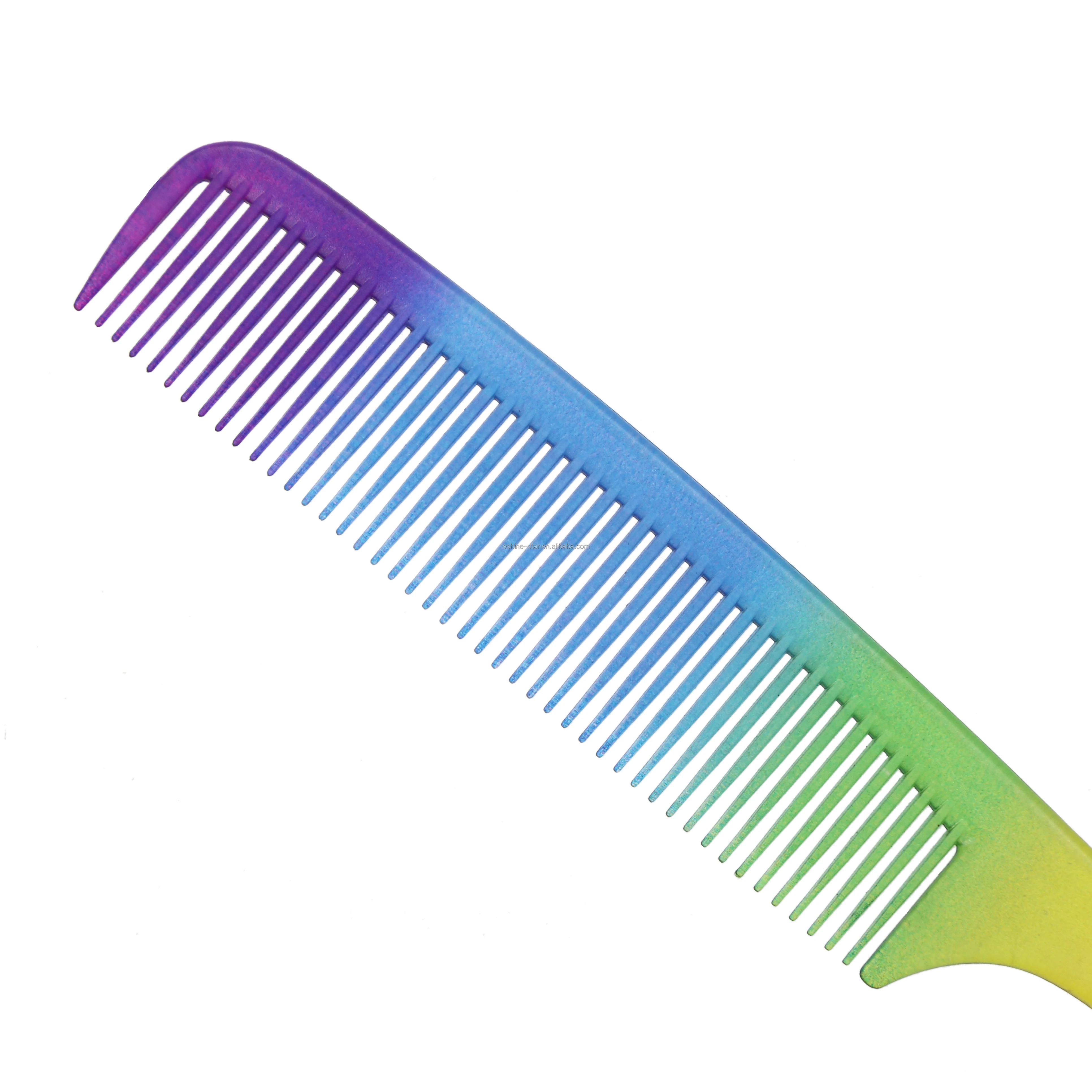 2021 New Products Rainbow Comb Made In Japan Hot Comb Custom Logo