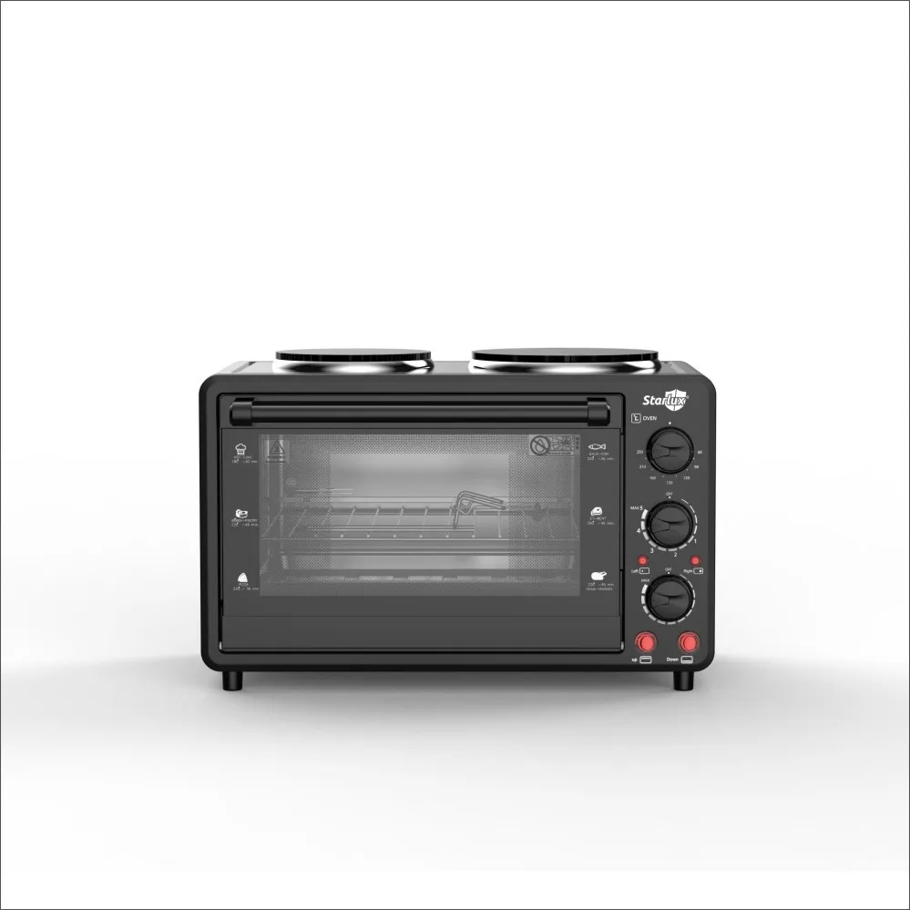 Wholesale Premium 26L Black Mini Air Fryer Oven for Household Use