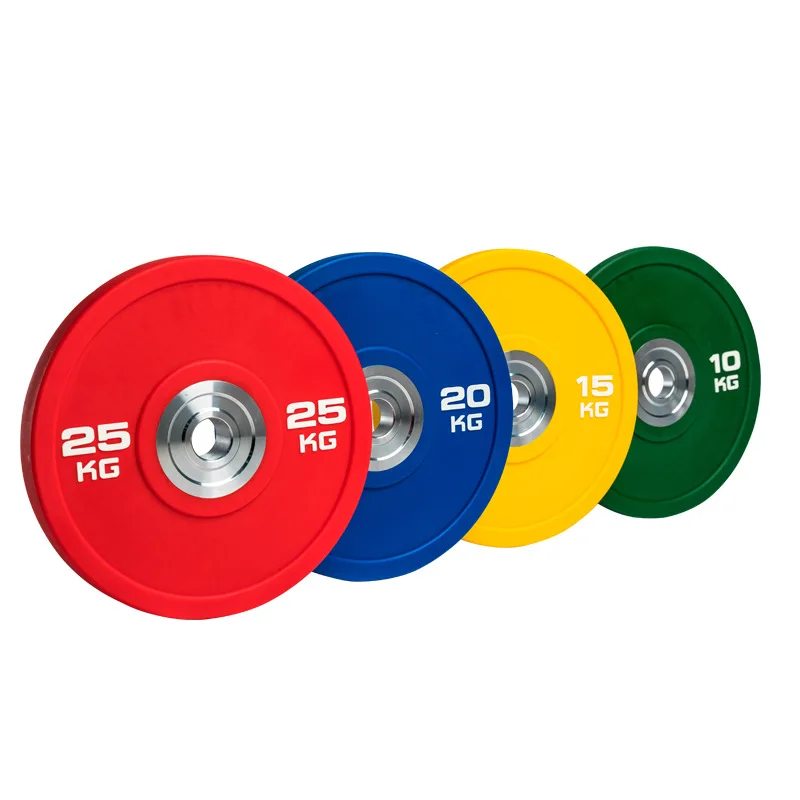 Colorful CPU Oly Barbell Weight Plate Bumper Plate for Strength Training Weight Lifting Plate Home Gym