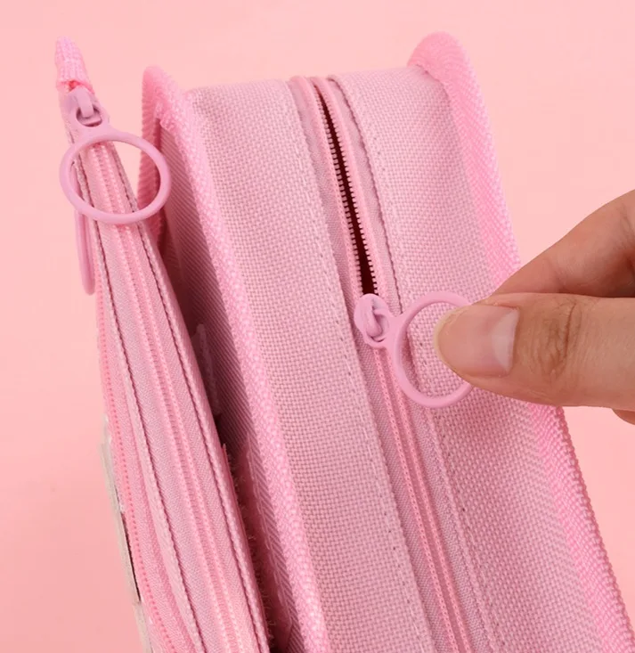 Lucky pen bag Large capacity girl pen bag cute new popular pencil box Japanese schoolgirl primary school storage