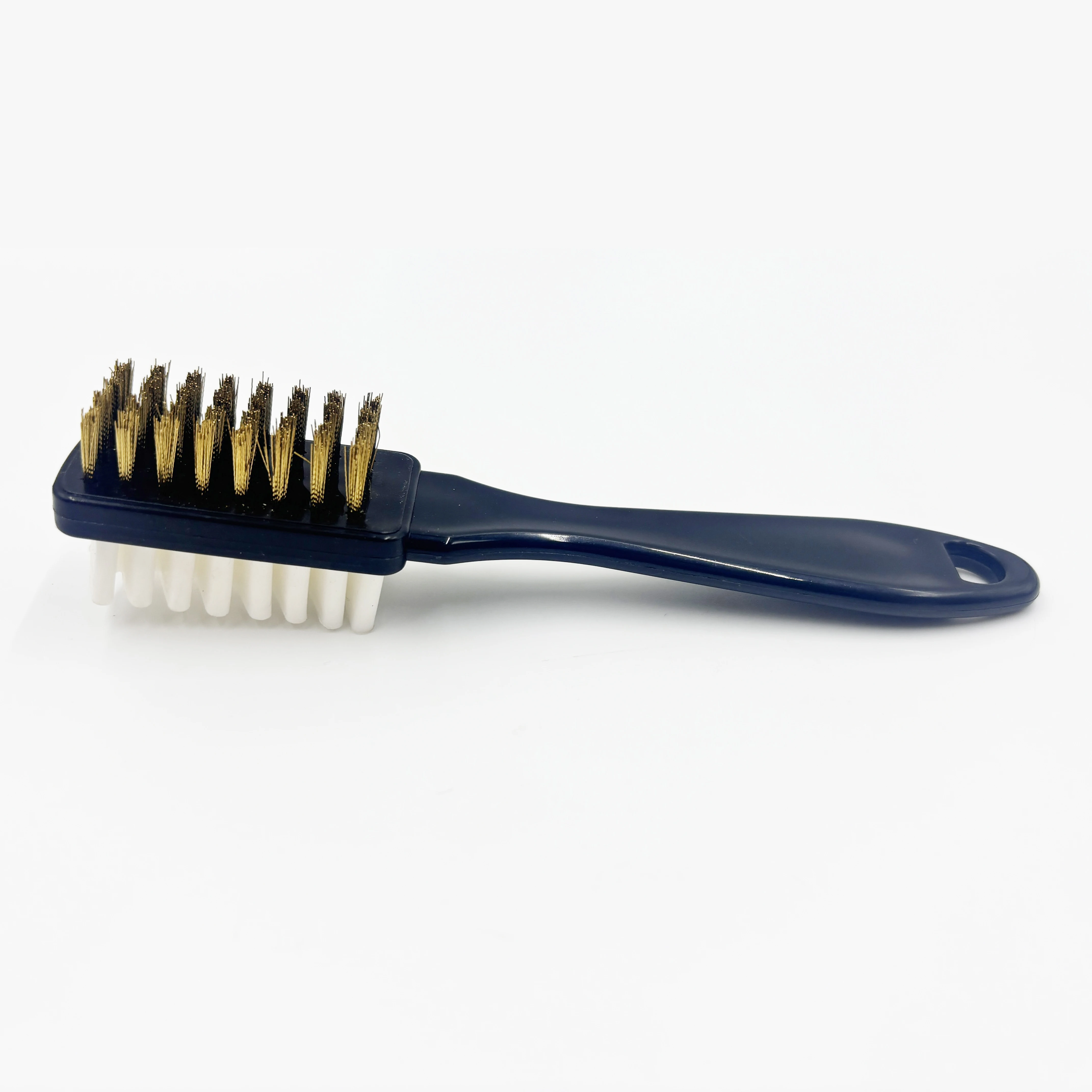 Factory Wholesale Custom Logo Double Sided Copper Wire Boot Suede Shoe Cleaning Brush