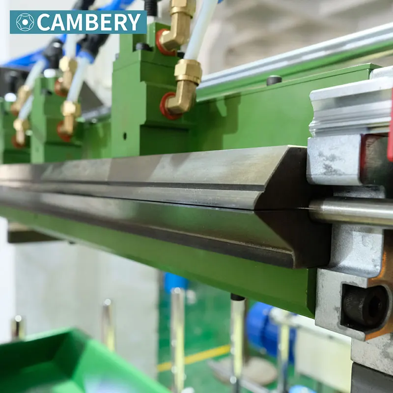 
300mm Cambery woodworking profile wrapping machinery aluminum sheet PVC paper PUR laminating wrapping machine 