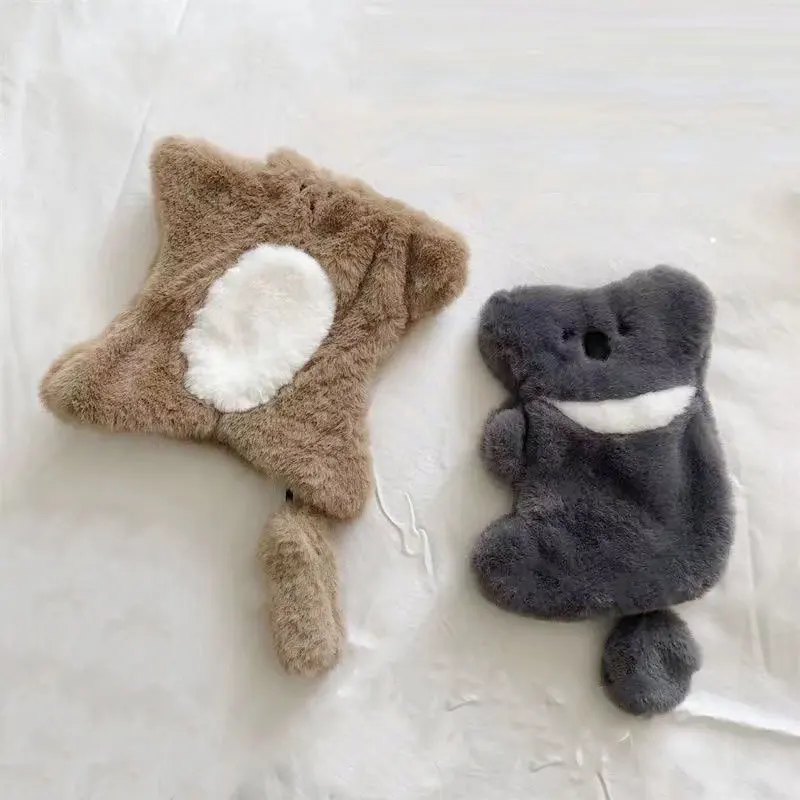 Promotion Cute Cartoon Squirrel Plush Storage Makeup Bag Custom Coin Purse Cosmetic Bags