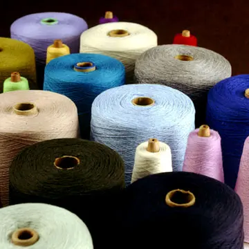 color core spun yarn dyed on cone 48/2 viscose nylon pbt