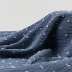 new product linen CEY 100% polyester 4way stretch dyed chiffon fabric air flow