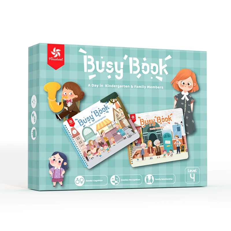 Kids Sensory Educational Busy Montesssori Style Baby Quiet Book